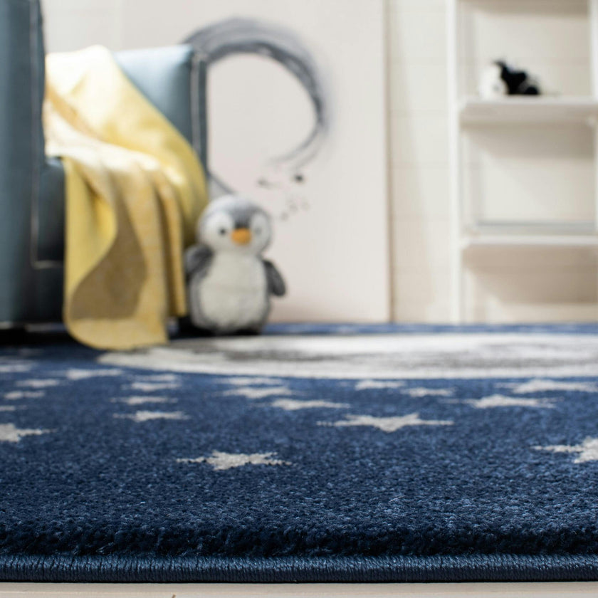 Carousel Kids Buzz Rug, Navy