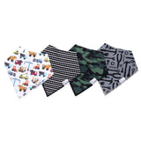 4 Pack Baby Bandana Bibs - Diesel