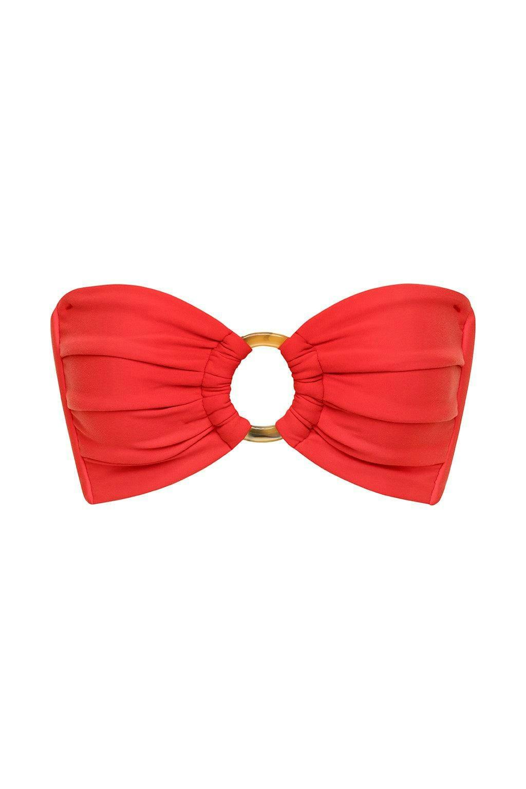 Tori Ties Bandeau Bikini Top