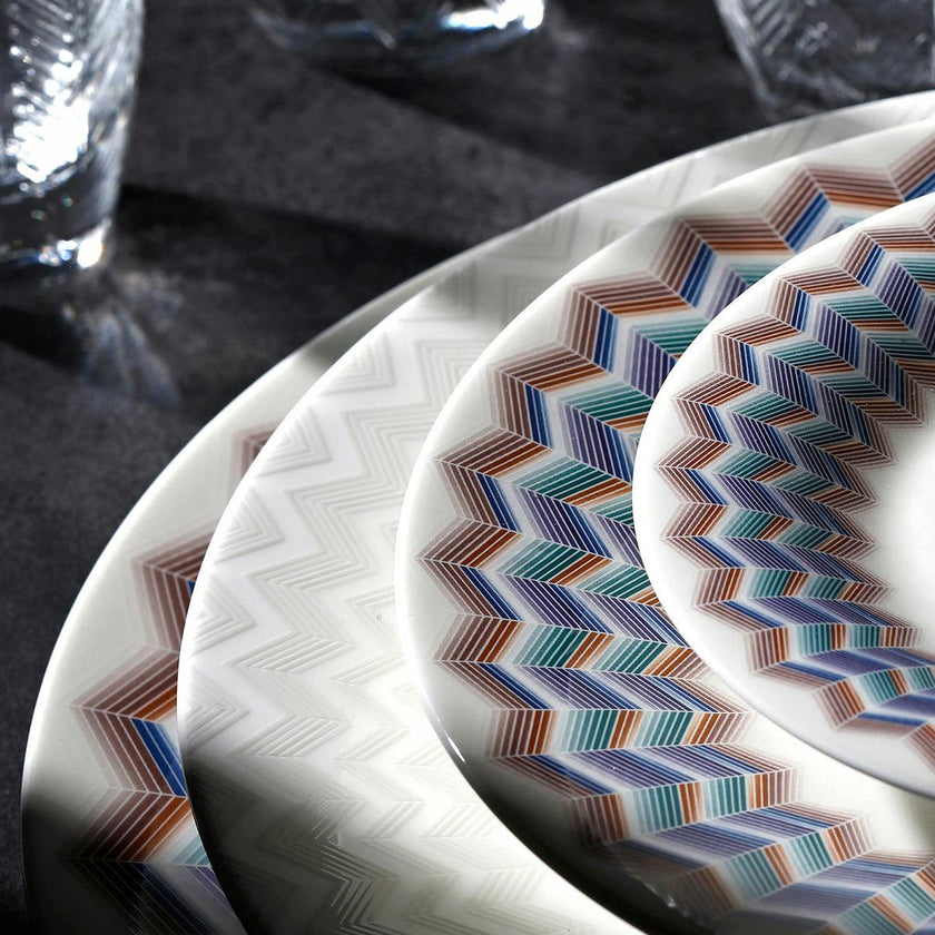 ZIG ZAG JARRIS 148 Set 2 Pcs. Bread Or Butter Plate - Ø 15,5 Cm