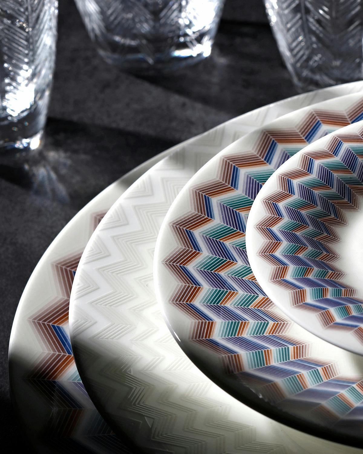 ZIG ZAG JARRIS 148 Set 2 Pcs. Bread Or Butter Plate - Ø 15,5 Cm