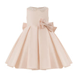 Pink Melinda Pearl Double Bow Dress