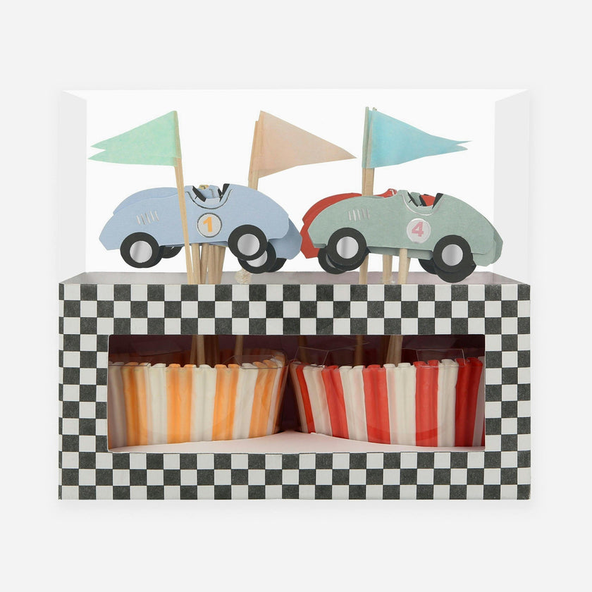 Race Cars Cupcake Kit