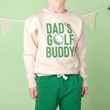 Dad's Golf Buddy Sweatshirt - Natural Heather
