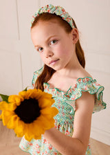 Mabel Floral Scrunchie Hairband