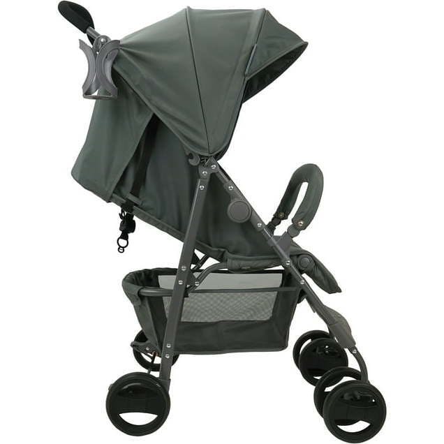 Kids Lightweight Stroller With Extra-Large Canopy - Storage Basket