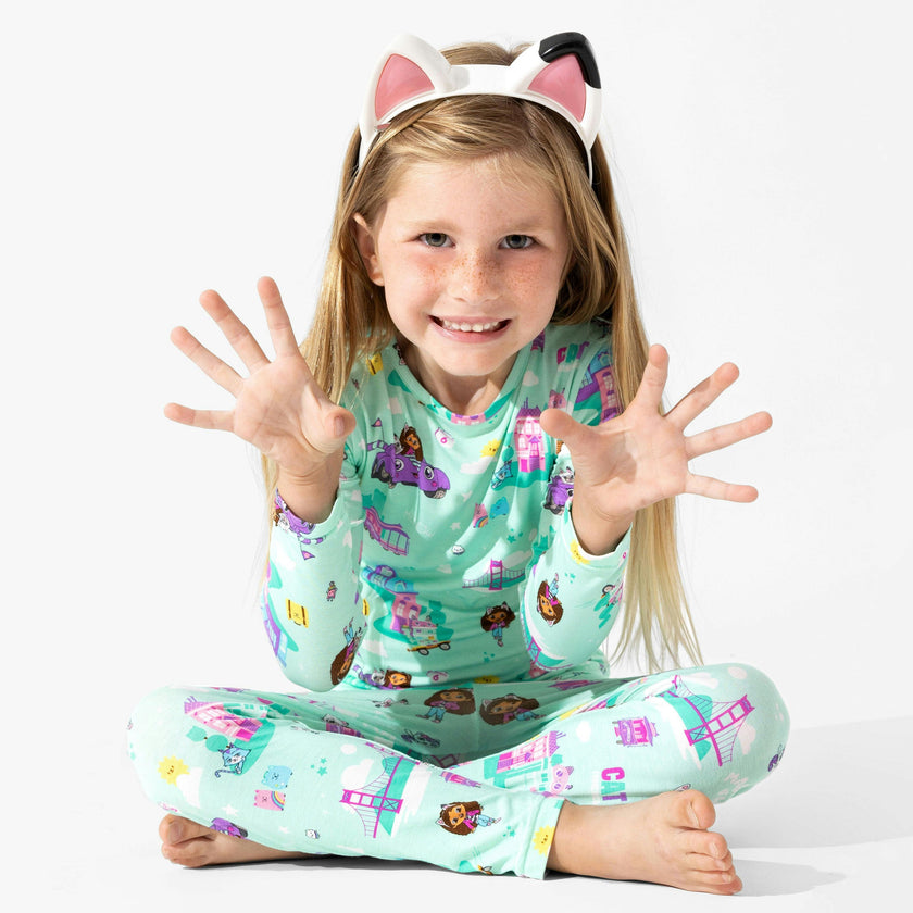 Gabby's Dollhouse: Cat Francisco Bamboo Kids Pajamas