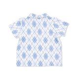 Blue Argyle - Polo with Casual Short