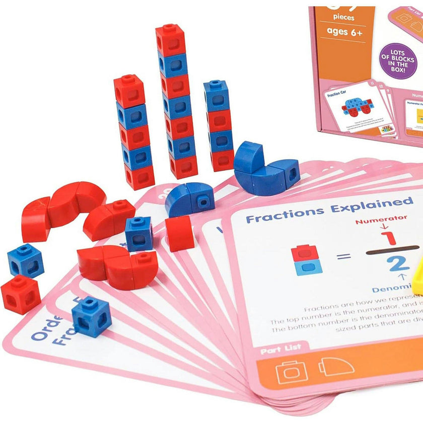 Mathcubes - Fractions - 30 Activity Set