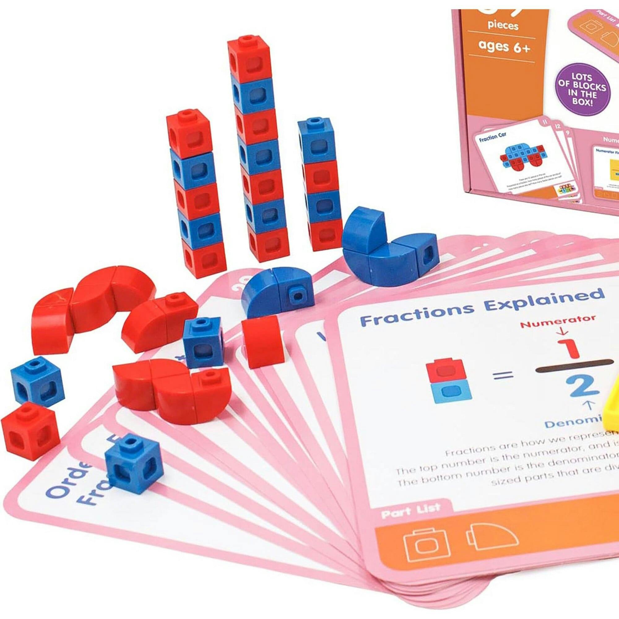 Mathcubes - Fractions - 30 Activity Set