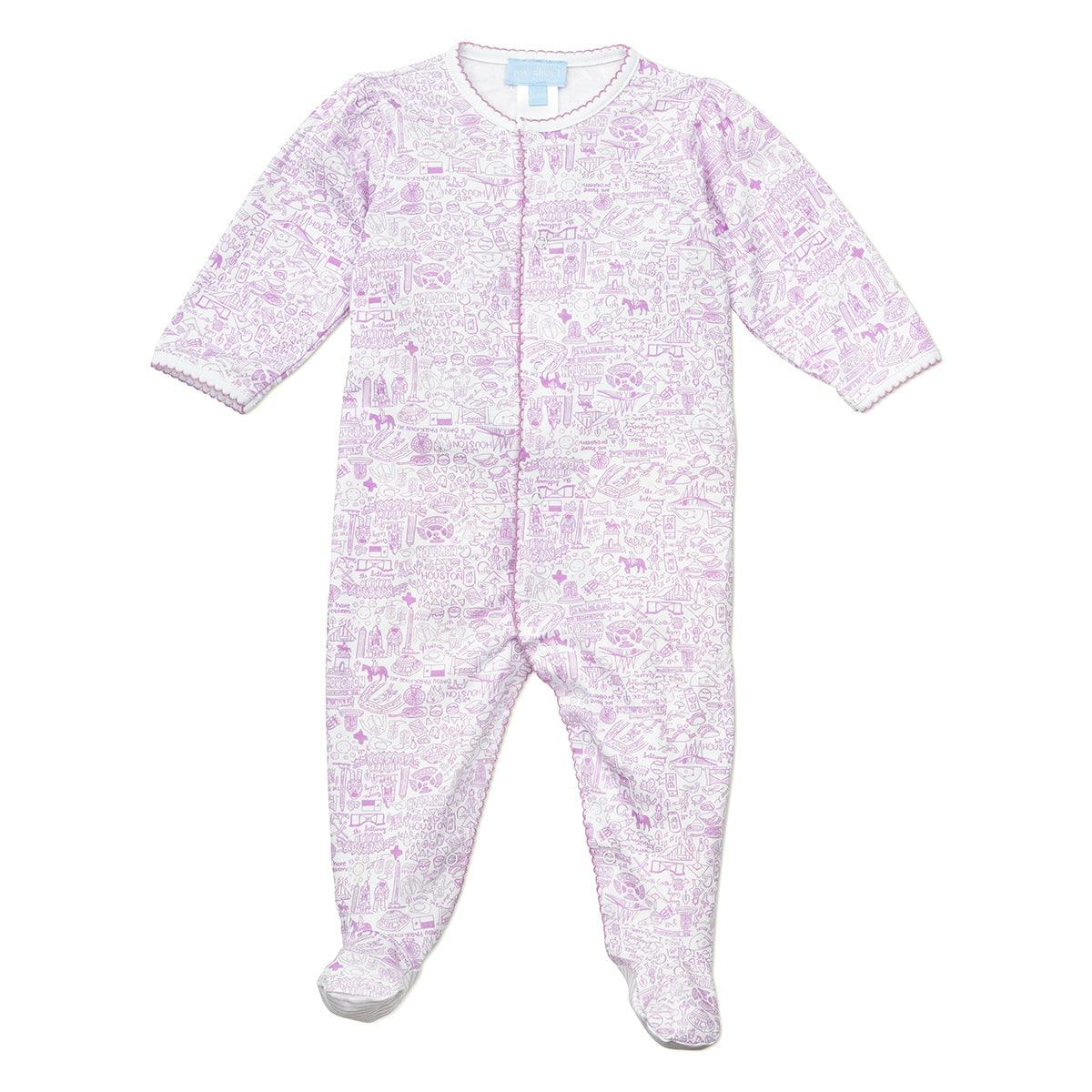 Houston Snap Baby Girls Onesie