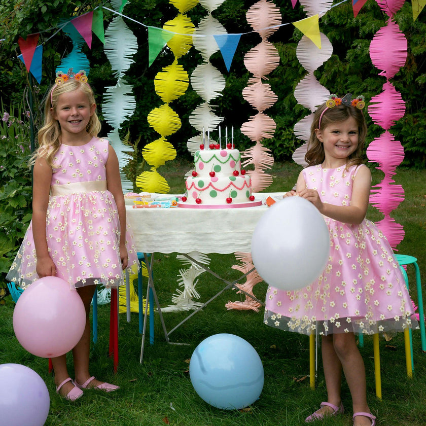 3D Daisy Tulle Party Dress