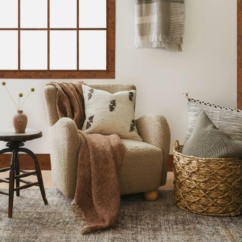 Reversible Chestnut Harmony Throw