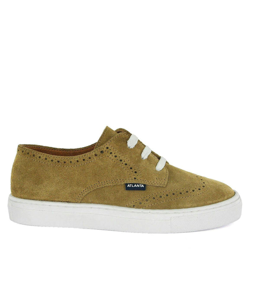 Oxford Tennis in Suede, Beige