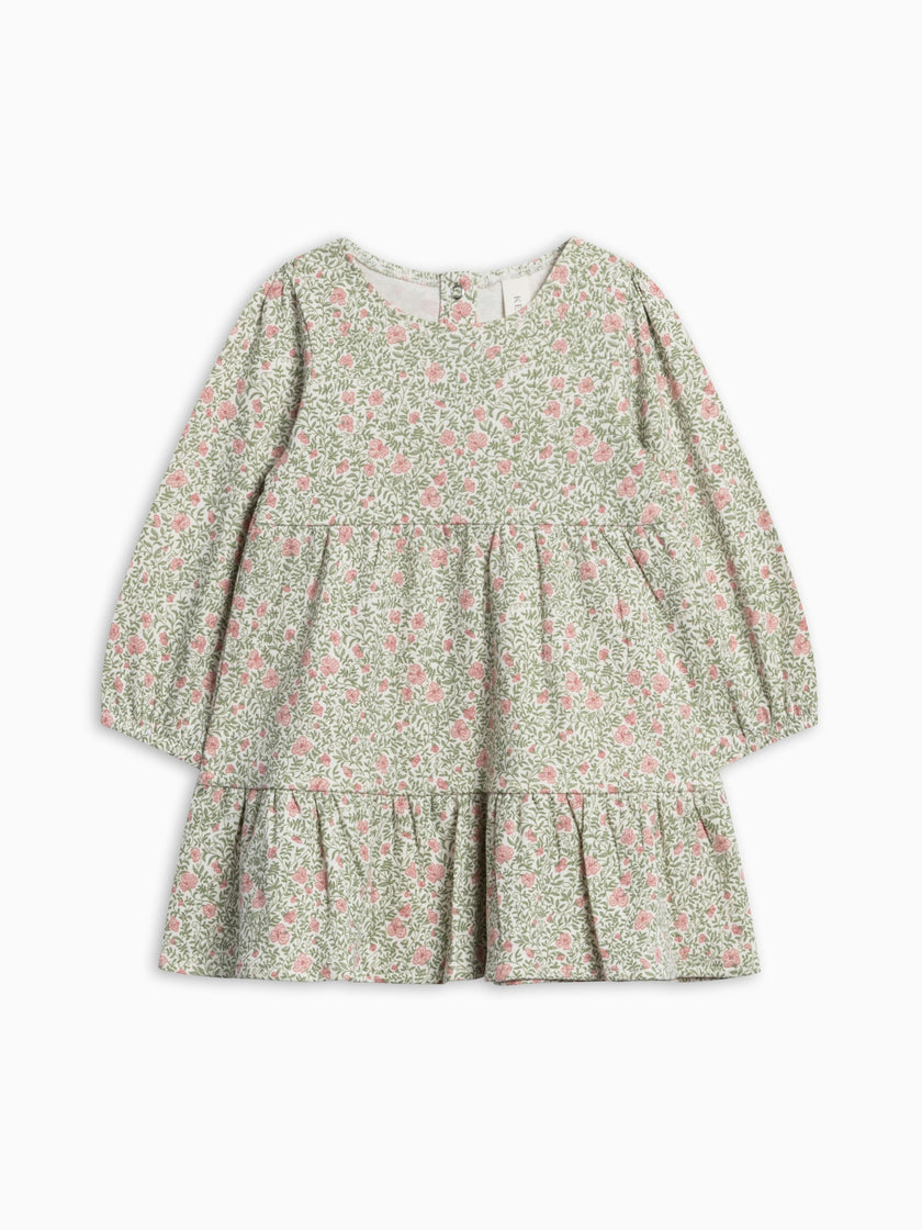 Sofia Long Sleeve Tiered Dress - Janice Floral