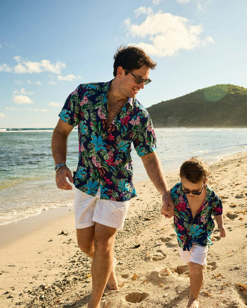 The Flower Hour - Boys Hawaiian Shirt