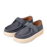 Liam Suede Velcro Strap Loafers Boots