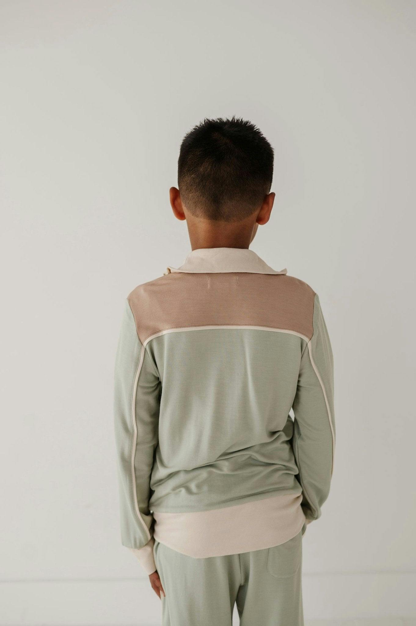 Track Zip Front Jacket Desert Sage