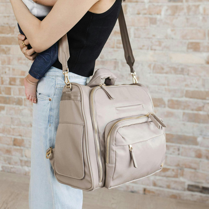 Satchel 14-Compartment Diaper Bag