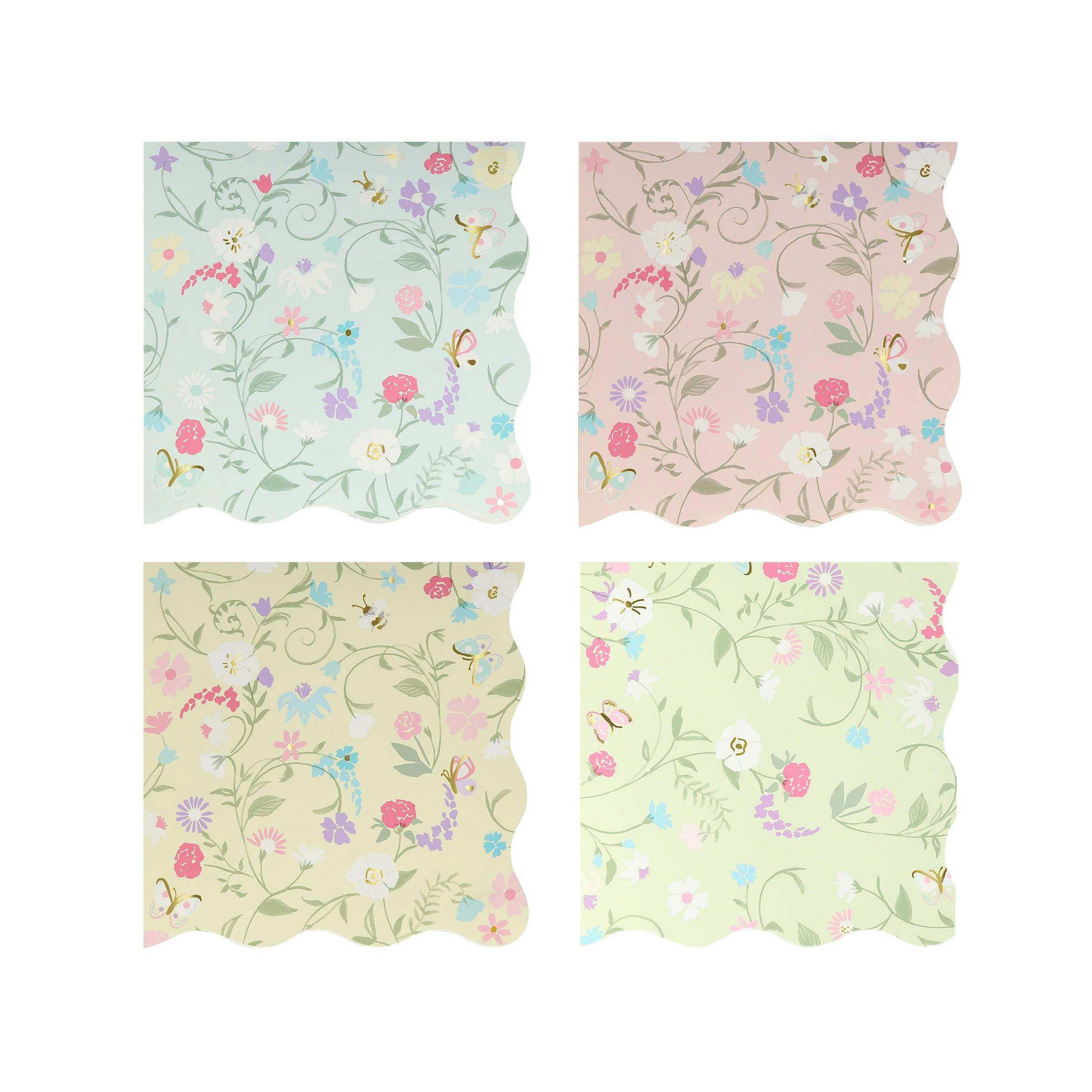 Ladurée Floral Small Napkins