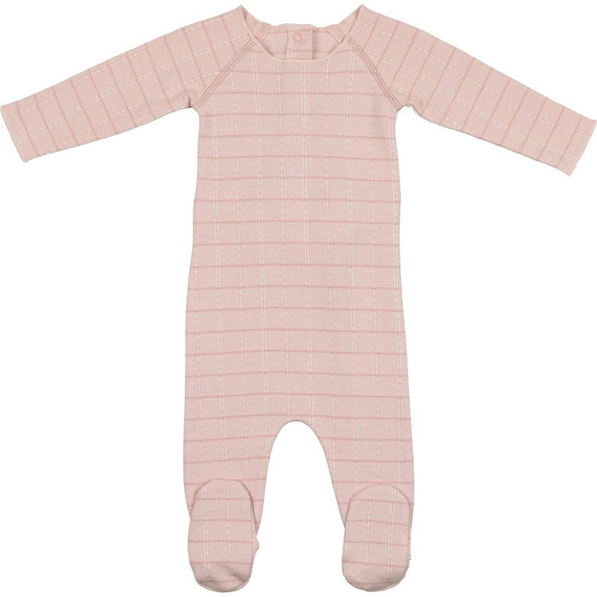 Raglan Sleeve Striped Footie