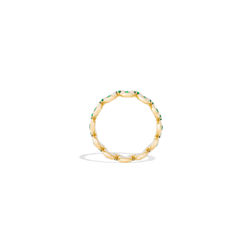 Found Squiggle Ring - Tsavorite