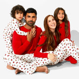 Winterberry Red Bamboo Girls' Long Sleeve Dress