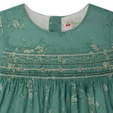 BONPOINT Maruska Baby Dress & Bloomers - Emerald