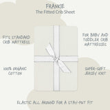 FRANKIE 2-Pack Fitted Crib Sheet