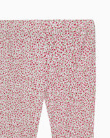 Leggings in Red Cherry Floral