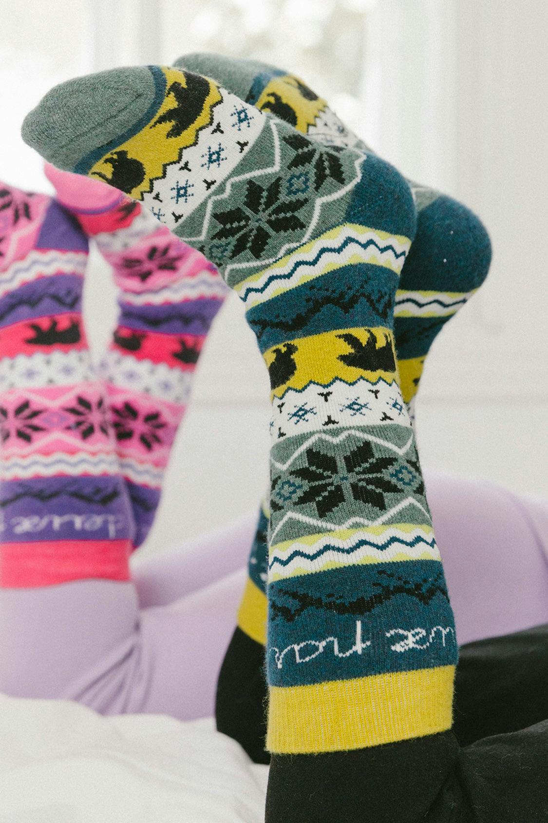 Ski Socks Navy Blue