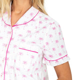 Women's Palm Tree Shirt & Boxer Short Set