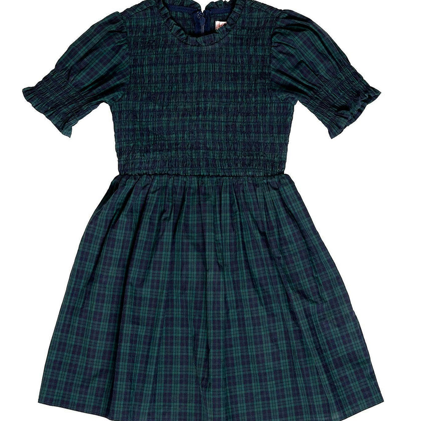 Mini Finley Dress in Twilight Pine Plaid