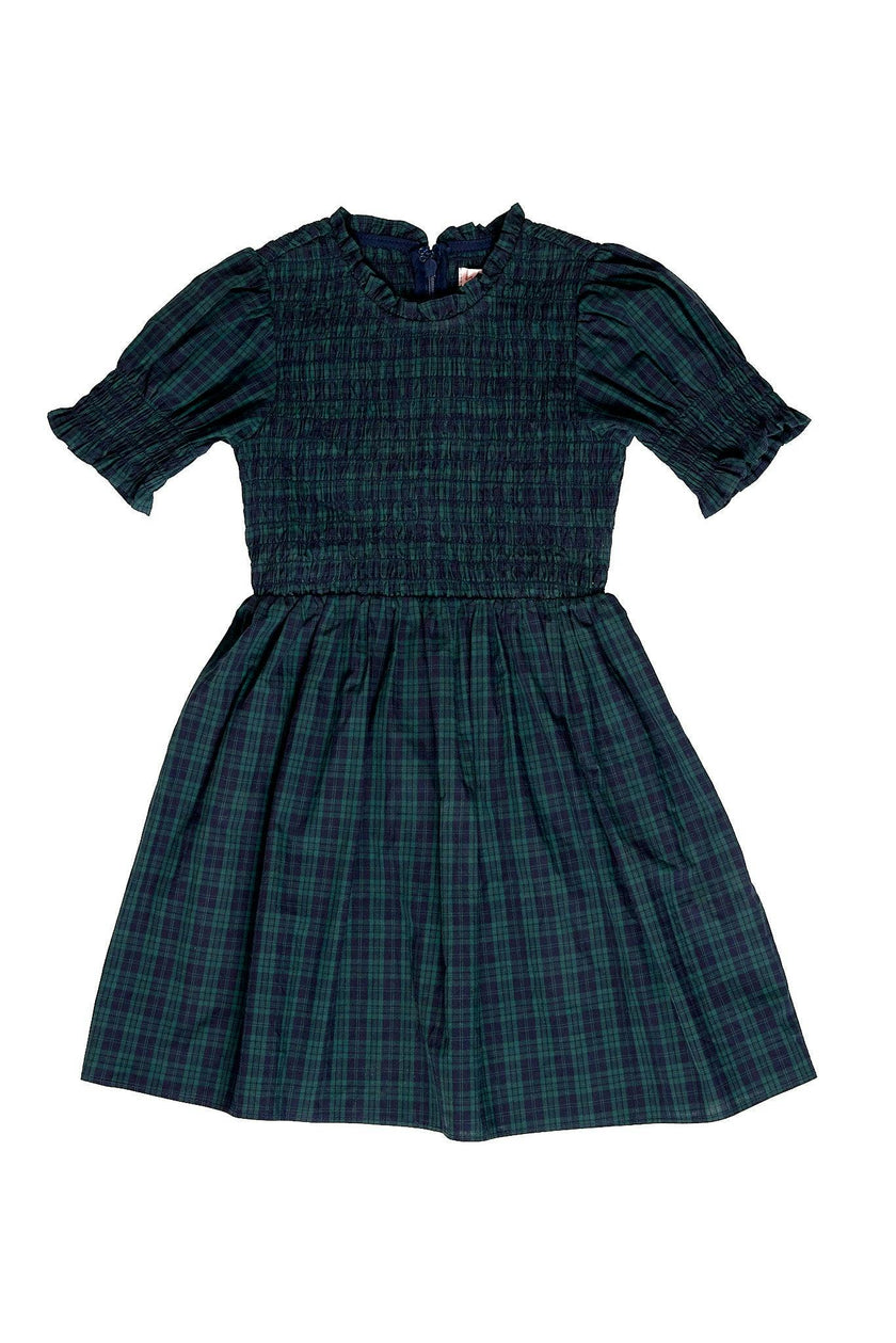 Mini Finley Dress in Twilight Pine Plaid