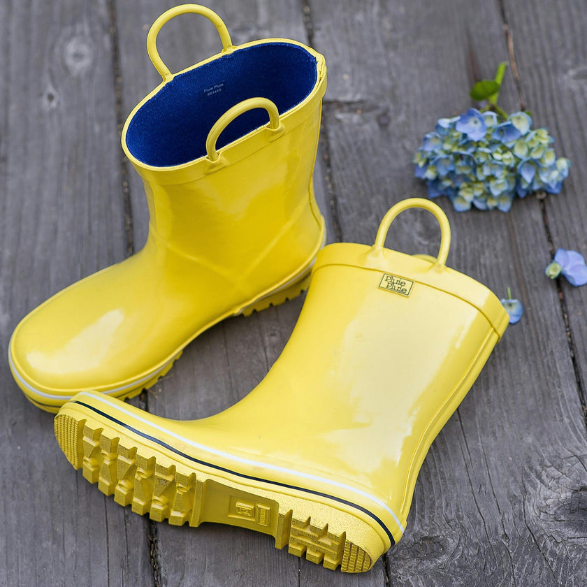 Solid Yellow Rain Boot