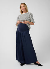 Flowy Wide Leg Woven Maternity Pant