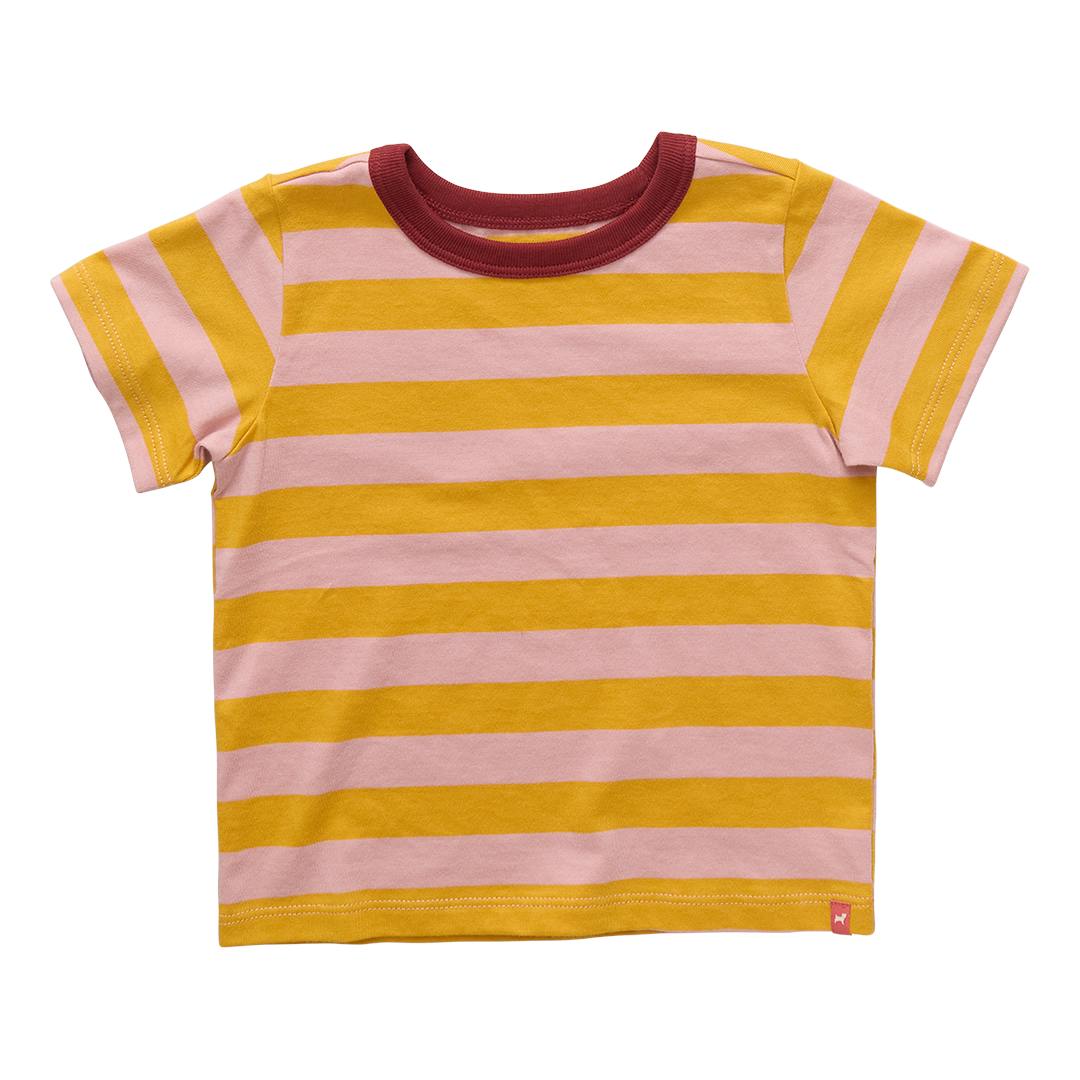 Adventure Shirt, Pink And Yellow Stripe