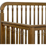 Liberty 4-in-1 Convertible Spindle Crib in Natural Walnut