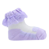 Lace Trim Veil Socks Set