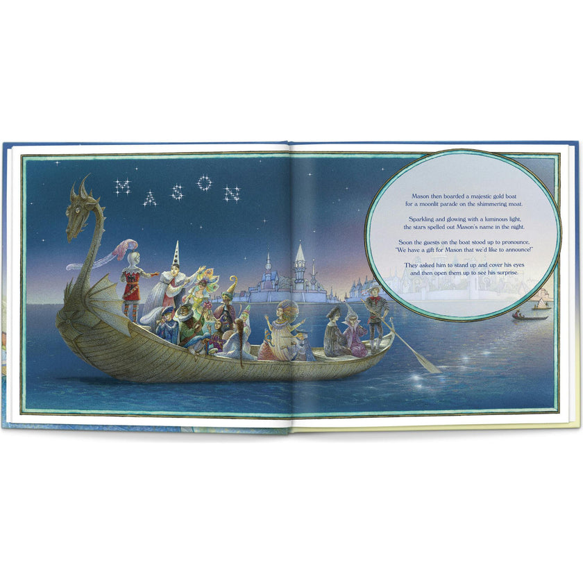 Royal Birthday Dragon Adventure Personalized Board Book