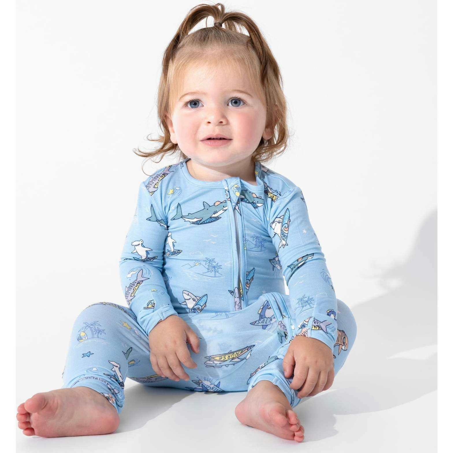 School Bamboo Convertible Footie