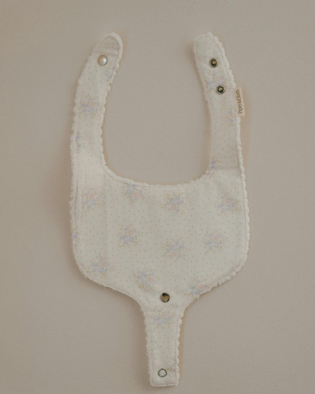 Soothe & Snap Pacifier Bib-Petite Meadow Dots