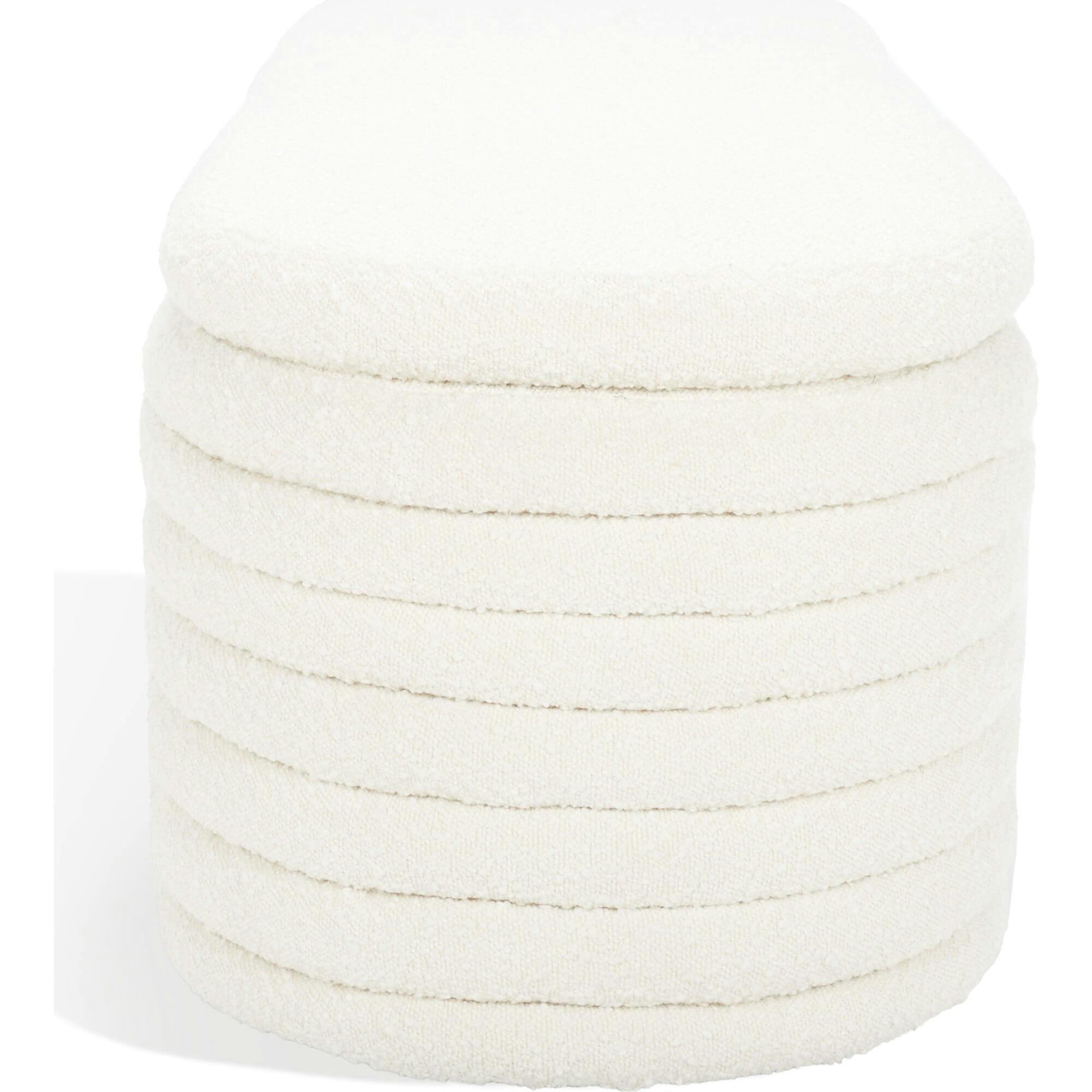 Jaymie Boucle Storage Bench