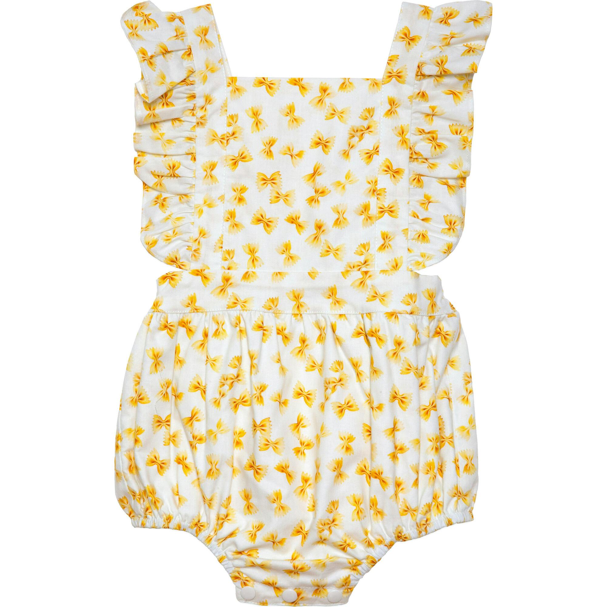 Bubble Romper in Bow Tie Pasta