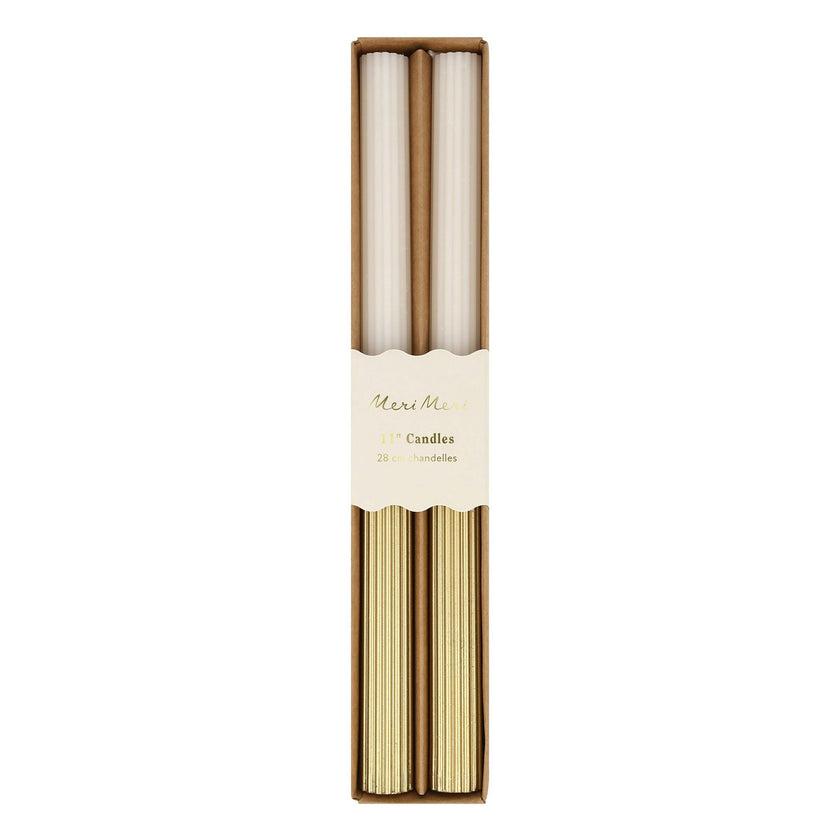Gold Dipped Table Candles