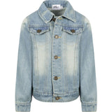 Women's Neon Angel Wings Denim Jacket Rainbow