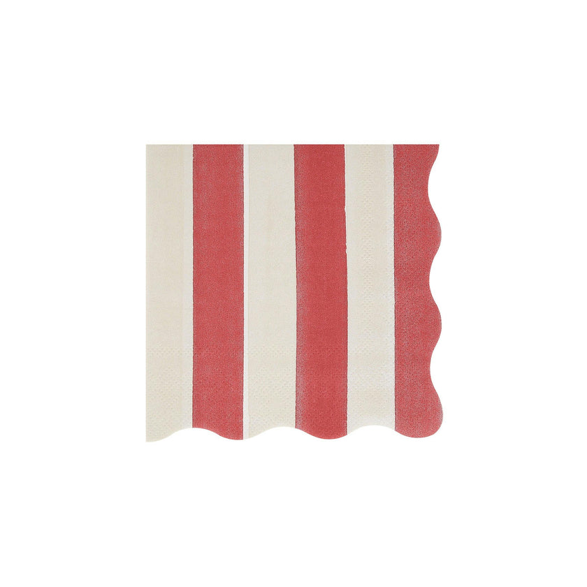 Fall Stripe Small Napkins