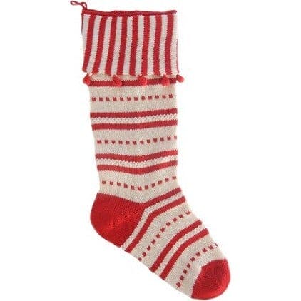 Candy Cuff Dot & Stripe Stocking