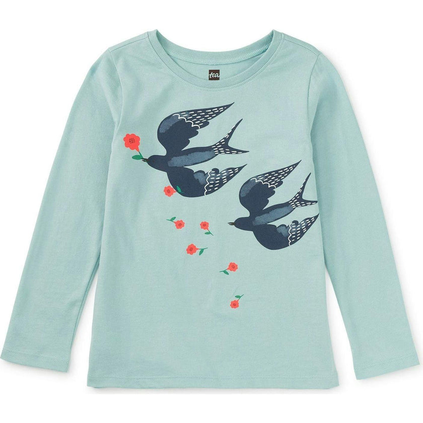 Magpies Graphic Tee, Blue