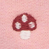 Embroidered Fleece Growsuit Blush Forest Broderie